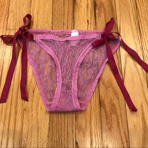 3 for $15 Lace Panties w/ Ribbon Tie Sides